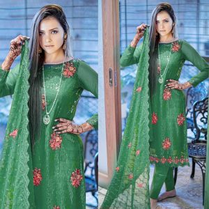 Green Salwar Kameez